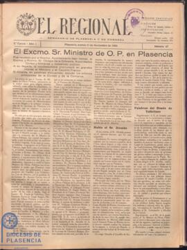 El Regional del 11 de noviembre de 1952