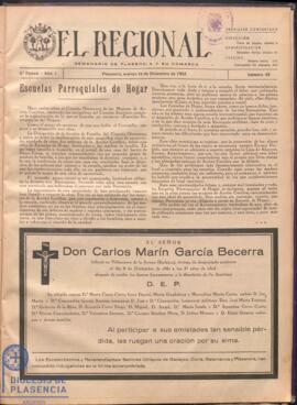 El Regional del 16 de diciembre de 1952