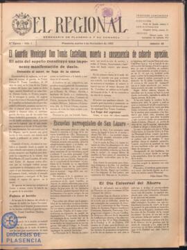 El Regional del 4 de noviembre de 1952