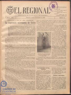 El Regional del 21 de octubre de 1952
